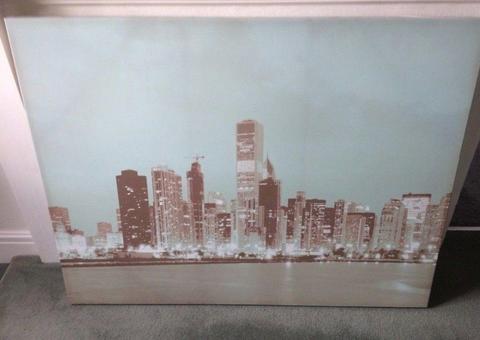 Large canvas print in Good Condition - Free