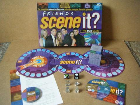 (Friends Scene it) DVD board game from 2005. Complete in excellent condition