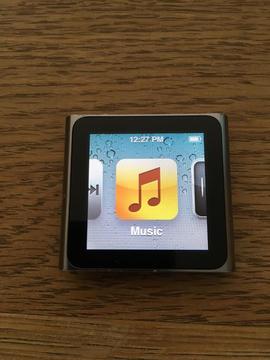 Apple iPod nano 6th Generation Graphite (8GB) With Watch Strap