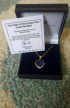 Heart of the ocean necklace