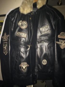 Aviatrix leather jacket
