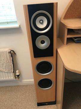 TDL 10 pair of floor speakers. So loud it’s frightening