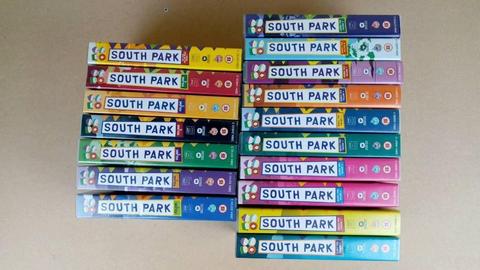 South Park VHS cassettes complete series 1 and series 2
