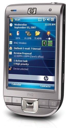 HP iPAQ 114 classic PDA with colour touchscreen Windows Mobile 6.0- wireless b/g - Bluetooth 2.0 EDR