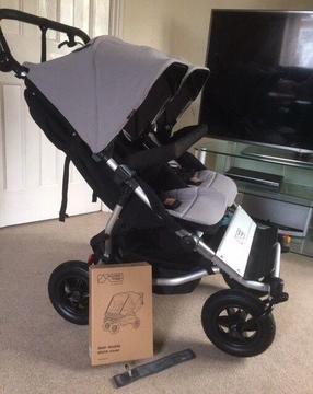 Immaculate Mountain Buggy Duet V3 2017 Double Twin