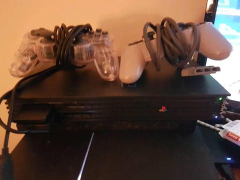 PS2 Console with games