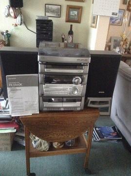 AIWA PX-E860K Stereo Turntable System/ Speakers/ Excellent Condition!!