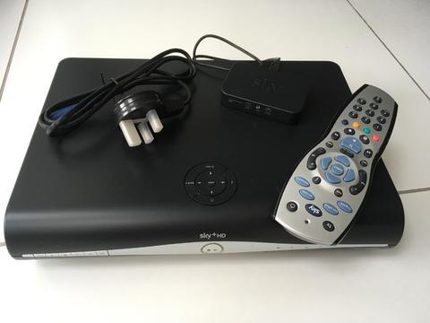 Sky +HD Box with wireless connector & remote