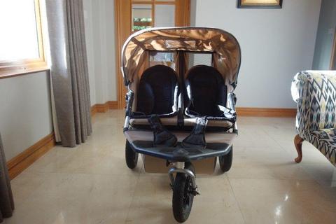 Out and About 360 Nipper Double Buggy. £220 Very good condition