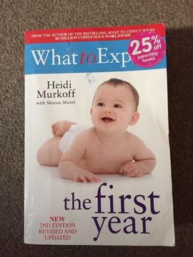 What to expect - the first year by Heidi Murkoff - well used and great book