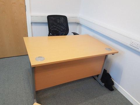 1200 mm executive beech office desks top spec