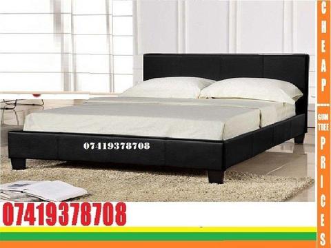 Brand NEW KING SIZE LEATHER FRAME BED Available Order Now
