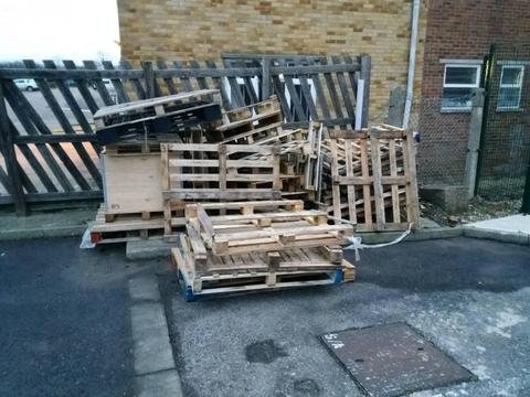 Free Pallets - Ideal for burning!