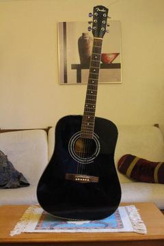 Fender Acoustic Black 6 String Guitar