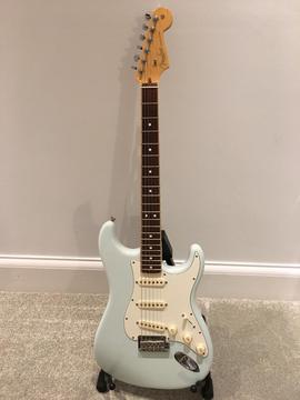 Fender Limited Edition American Standard Channel Bound Stratocaster Sonic Blue