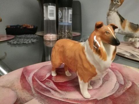 delightful beswick collie dog