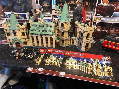 Harry Potter Lego hogwarts set 95% per cent complete
