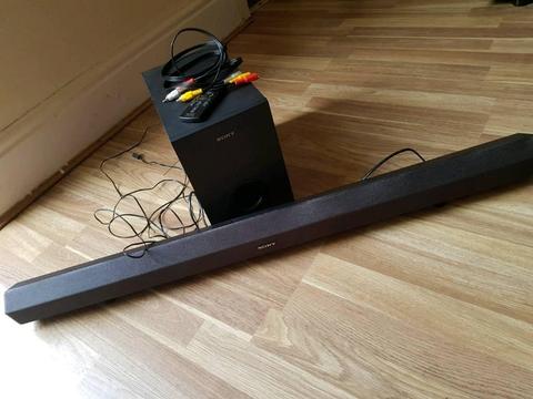 HT-ct60bt Sony sound bar and subwoofer