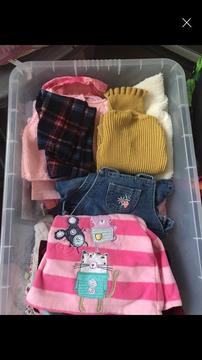 Bundle of girls clothes