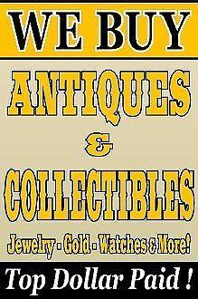 Wanted gold Silver Coins watches medals antiques