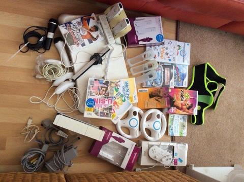 Wii Bundle, Wii fit, Zumba, Mario plus lots more