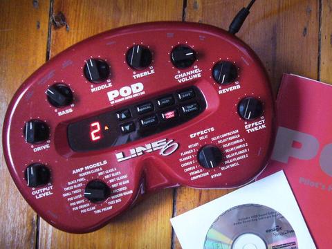 Original Line 6 POD guitar amplification modeler