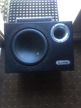 10” subwoofer and amp
