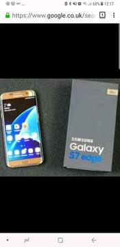 Samsung galaxy s7 edge nearly new condition under warranty unlocked box and charger
