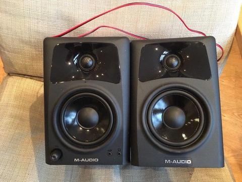 M-Audio AV42 powered monitor speakers (pair)