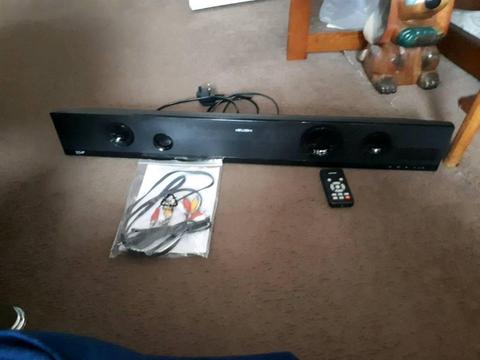 Tv stand and sound bar