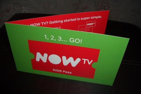NOW TV 6 Months KIDS Pass - Genuine