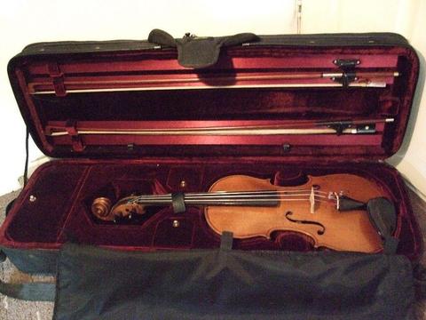 Labelled antique violin