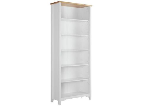 Fairbourne Large Bookcase - White