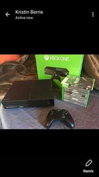 X BOX ONE AND GAMES VGC