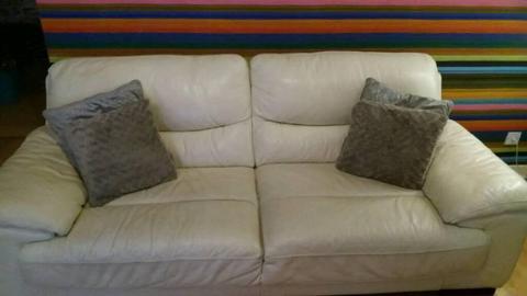 Looking to swap cream leather sofa and cuddle chair
