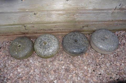 ANTIQUE GRANITE CURLING STONES