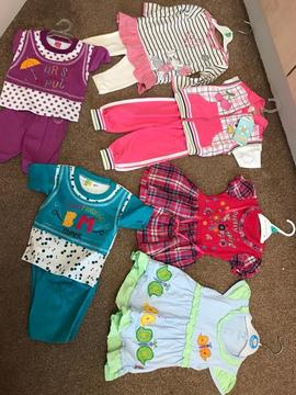 Brand new Bundle of baby girl clothes 3-6 months old