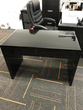 Black Hi-Gloss Desk X 3