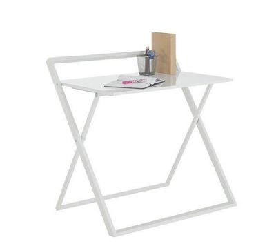 Brand new Compact Folding Easy Clean Desk - White