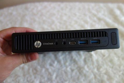 RRP £1199 Brand New HP Intel i7 6th Quad Core 256GB SSD HDMI Elite desk 800 Mini Desktop PC Computer