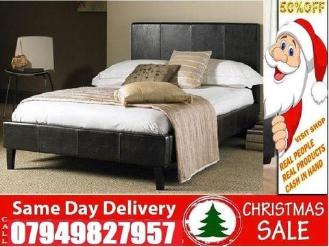 New Offer Kingsize Single Double Leather Bed at Reasonable Price Also Available