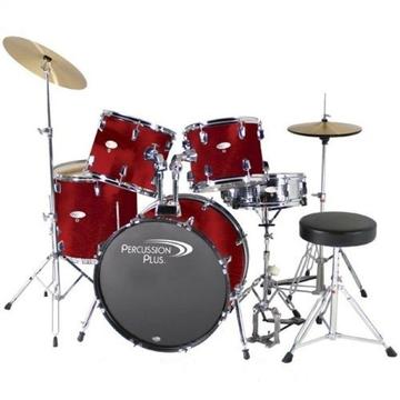 drum kit****** P percussion plus, with case
