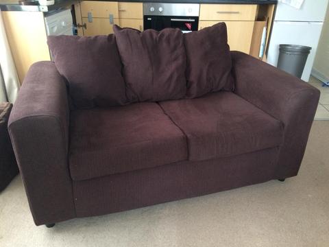 FREE brown 2 seater sofa