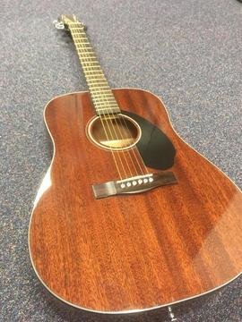 Fender Mahogany Guitar CD60S Solid Top