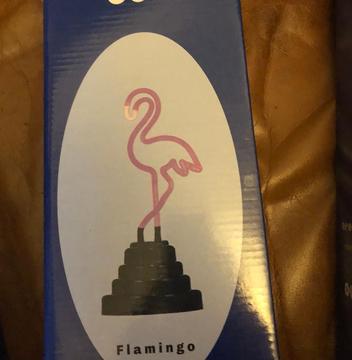 Brand new neon flamingo light lamp cool quirky ornament light