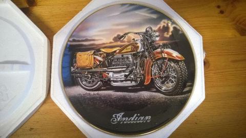 Franklin Mint Indian Motorcycle Plates