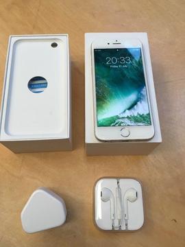 Iphone 6s 16 gb silver fully woring UNLOCKED with box, charger,case and earpods