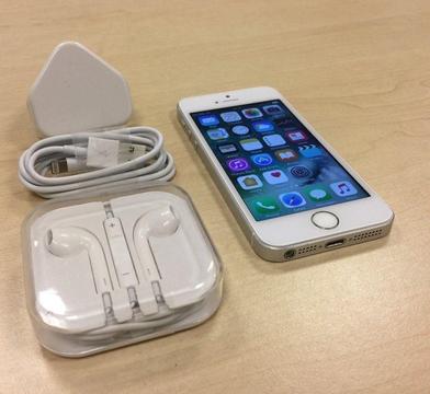 Silver iPhone SE 16GB Factory Unlocked Sim Free Mobile Phone + Warranty