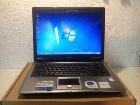 fast asus laptop / BRAND NEW BATTERY/windows 7/office 2013/ram2gb /core 2 duo