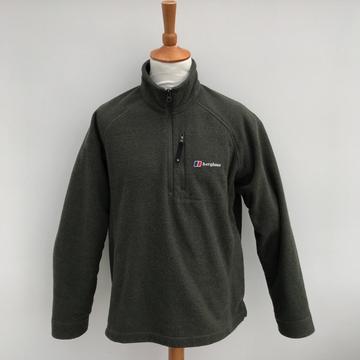 Men’s Berghaus Half zip fleece jumper. Khaki